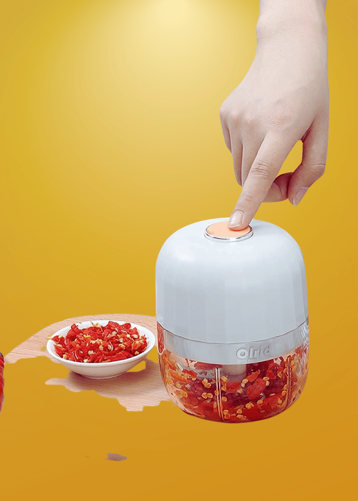 Chop Easily and Quickly with USB Rechargeable Mini Food Chopper
